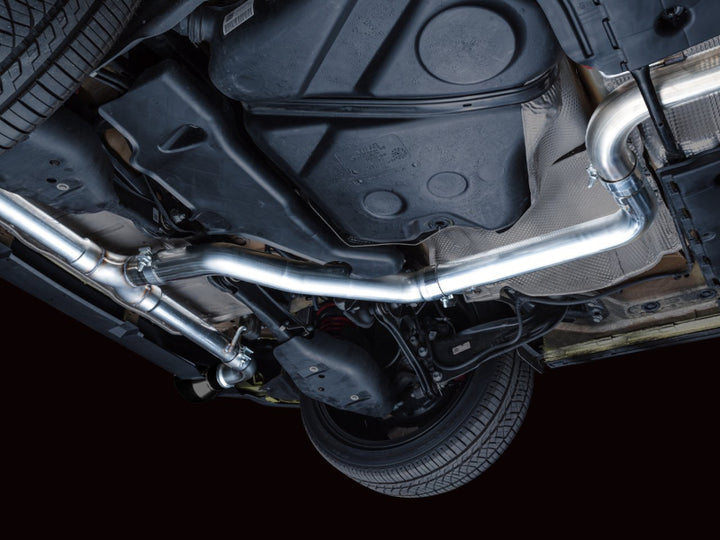 AWE 2022 VW GTI MK8  Track Edition Exhaust - Diamond Black Tips - Bull Strap