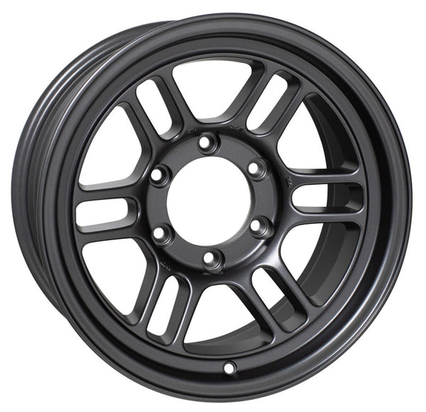 Enkei RPT1 16x8 6x139.7 Bolt Pattern +0 Offset 106.1 Bore Matte Dark Gunmetallic Wheel - Bull Strap