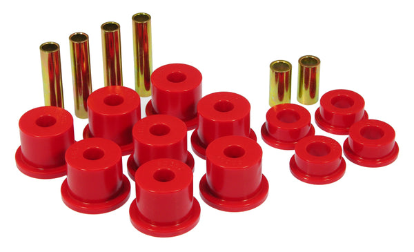 Prothane 80-98 Ford F250/350 4wd Front Spring Bushings - Red - Bull Strap