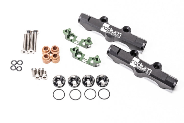 Radium Subaru EJ V1-2 Top Feed Conversion Fuel Rails V1-2 - Bull Strap