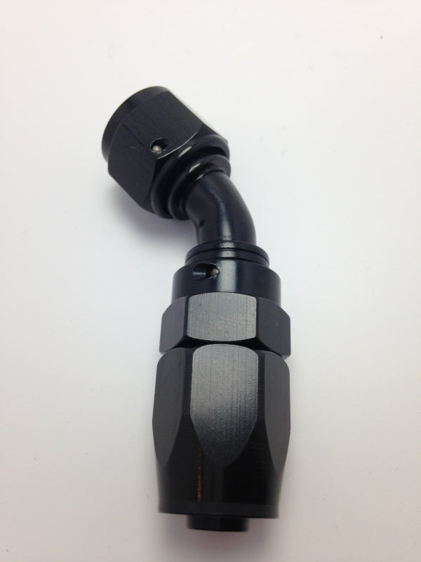 Fragola -8AN x 60 Degree Pro-Flow Hose End - Black - Bull Strap