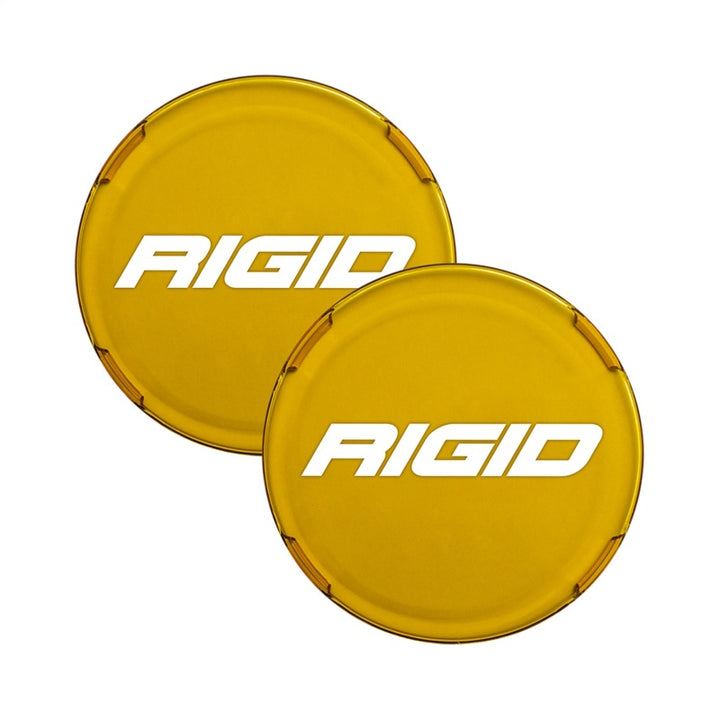 Rigid Industries 360-Series 4in Light Covers - Yellow (Pair) - Bull Strap