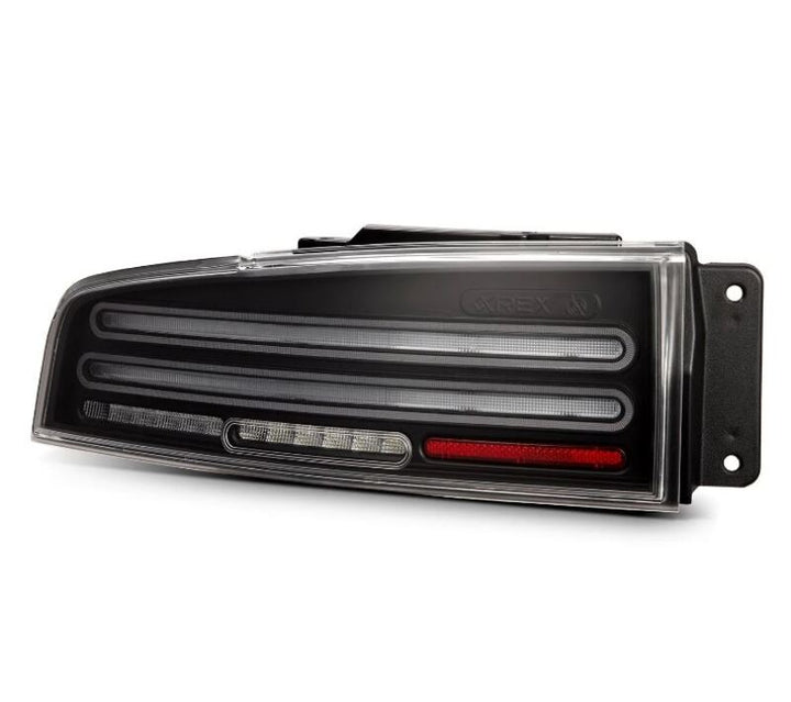 AlphaRex 23-25 Nissan Z Nova-Series Twin-Loop Style Prismatic LED Tail Lights - Black - Bull Strap