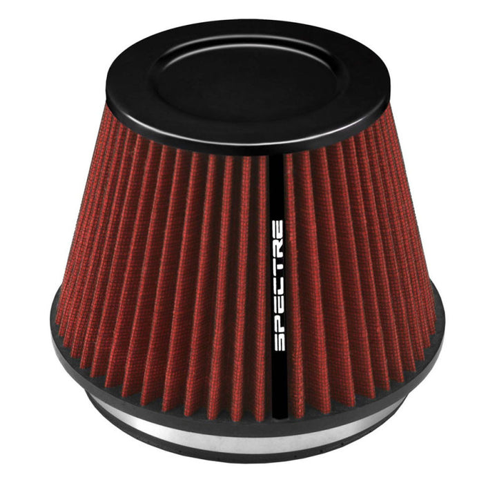 Spectre HPR Conical Air Filter 6in. Flange ID / 7.719in. Base OD / 5.219in. Top OD / 6.219in. H - Bull Strap