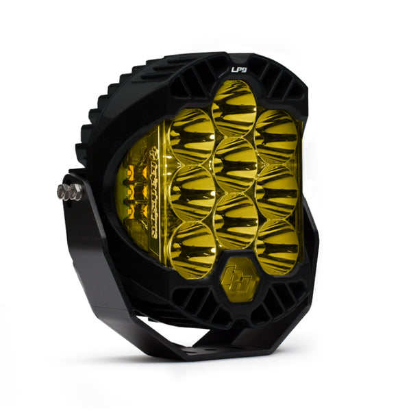 Baja Designs LP9 Sport Spot LED Pod - Amber - Bull Strap