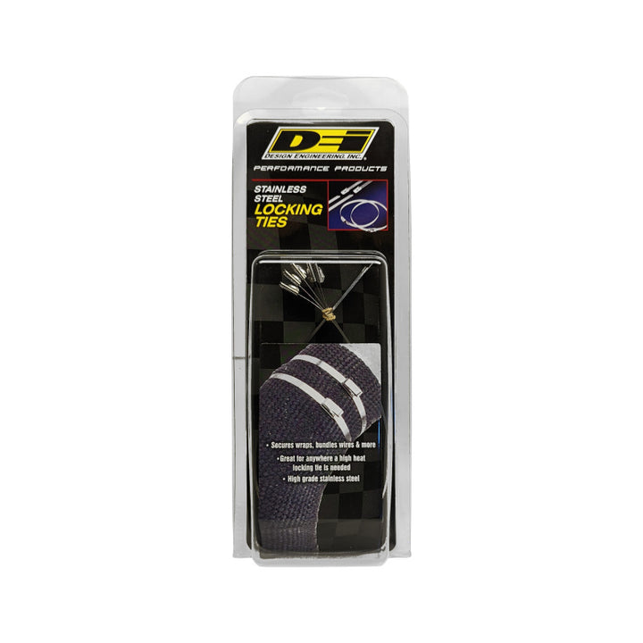 DEI Stainless Steel Locking Tie 14in - 5 per pack - Bull Strap