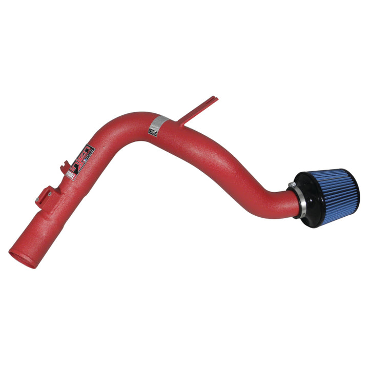Injen 11-17 Nissan Juke (Including NISMO) 1.6L Turbo Wrinkle Red Short Ram Intake - Bull Strap