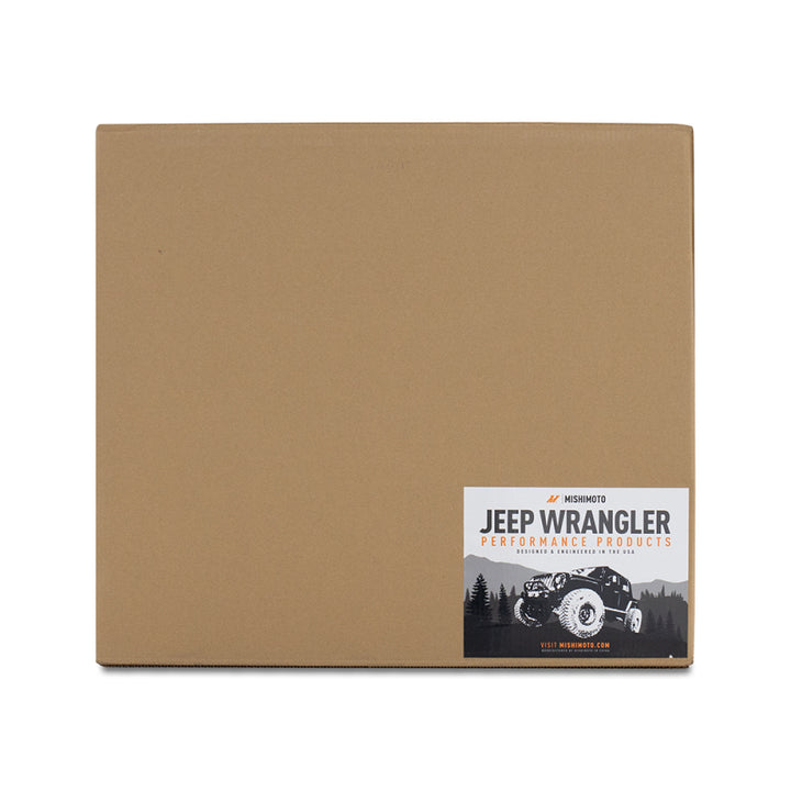 Mishimoto 87-06 Jeep Wrangler YJ &amp; TJ Aluminum Performance Radiator - Bull Strap