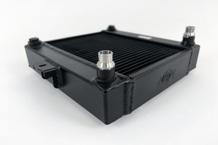 CSF BMW F8X M3/M4/M2C Auxiliary Radiators w/ Rock Guards (Sold Individually - Fits Left and Right - Bull Strap