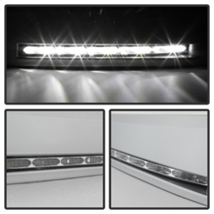 Spyder Toyota Tundra 07-13 Daytime LED Running Lights wo/switch Silver FL-DRL-TTU07-SIL - Bull Strap