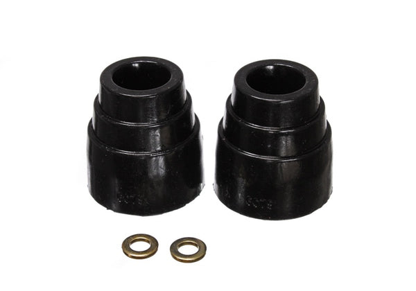 Energy Suspension Bump Stop Universal 2-1/2 Tall - Black - Bull Strap