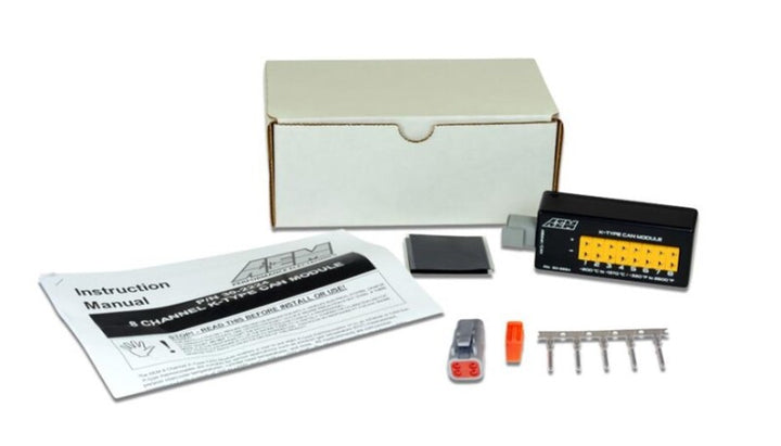 AEM 8 Channel K-Type Thermocouple EGT CAN Module - Bull Strap