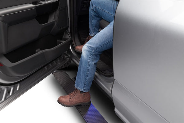 AMP Research 2003-2009 Hummer H2 PowerStep - Black - Bull Strap