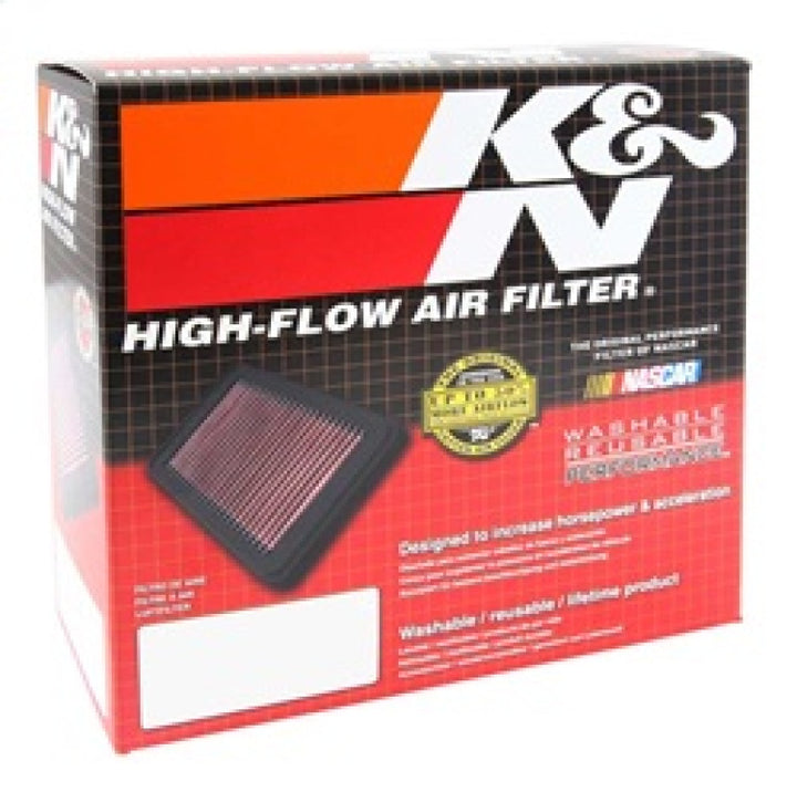 K&N Universal X-Stream Clamp-On Air Filter 3.5in Flg ID/4in OD/5.75in H - Bull Strap