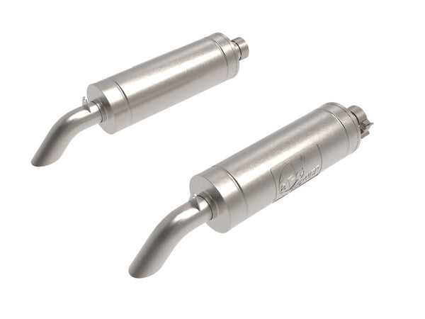 aFe 02-08 Mercedes-Benz G500 L6-3.0L (tt) Vulcan Series 2.5in 304 SS  Cat-Back Exhaust System - Bull Strap