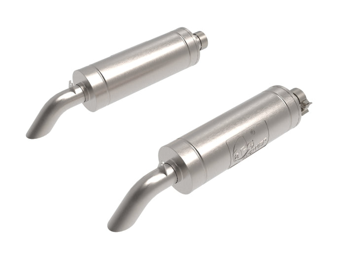 aFe 02-08 Mercedes-Benz G500 L6-3.0L (tt) Vulcan Series 2.5in 304 SS  Cat-Back Exhaust System - Bull Strap