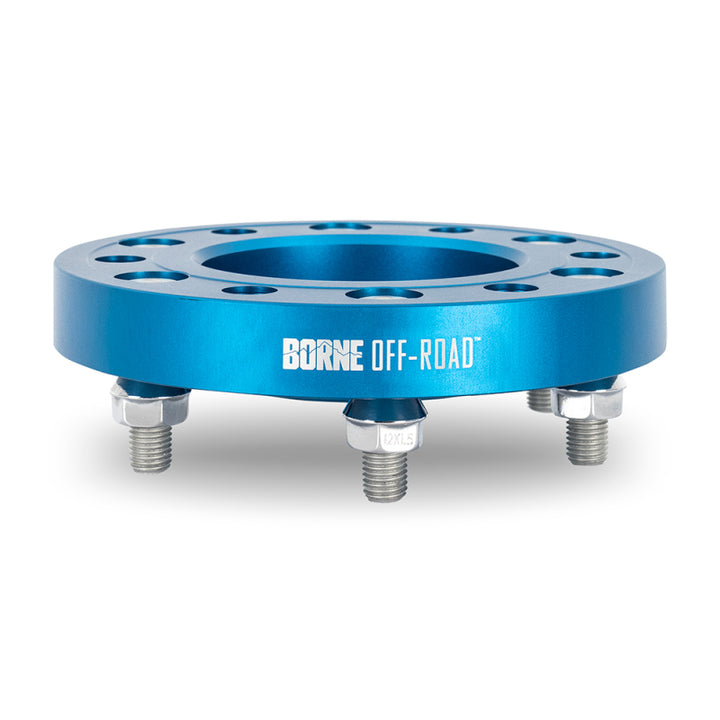 Borne Off-Road Wheel Spacers - 6x139.7 - 78.1 - 38.1mm - M14x1.5 - Blue - Bull Strap