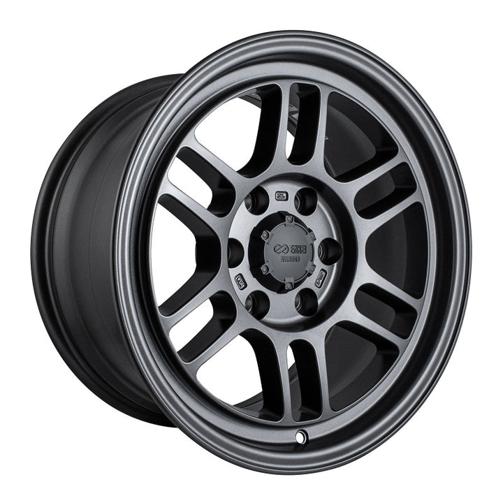 Enkei RPT1 17x9 6x135 Bolt Pattern +12 Offset 87.1 Bore Matte Dark Gunmetallic Wheel - Bull Strap