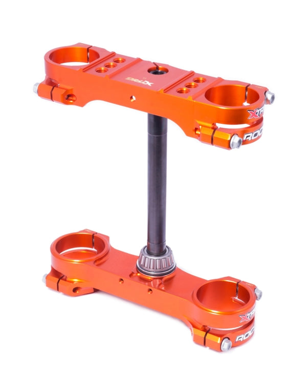XTrig 03-23 KTM 105 SX/ 85 SX ROCS Tech Clamp Offset 14 mm. - Orange - Bull Strap