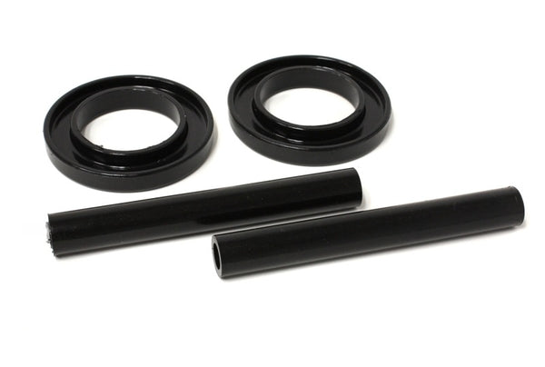 Energy Suspension 83-04 Ford Mustang SVO Black Front Spring Upper & Lower Isolator Set - Bull Strap
