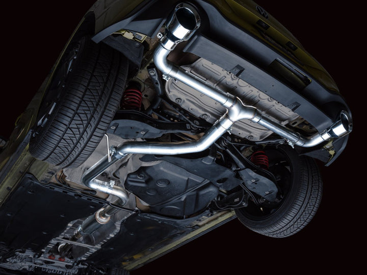 AWE 2022 VW GTI MK8  Track Edition Exhaust - Chrome Silver Tips - Bull Strap