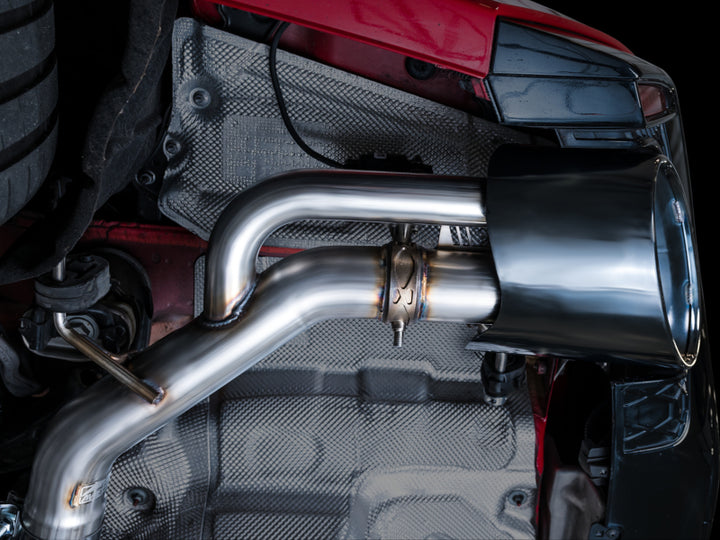 AWE Tuning 21-23 Audi C8 RS6/RS7 SwitchPath Cat-back Exhaust - Diamond Black Tips - Bull Strap