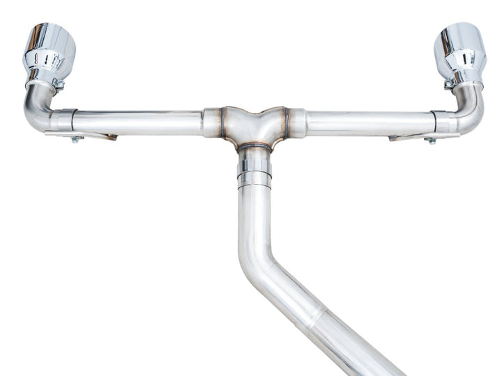 AWE 2022 VW GTI MK8  Track Edition Exhaust - Chrome Silver Tips - Bull Strap