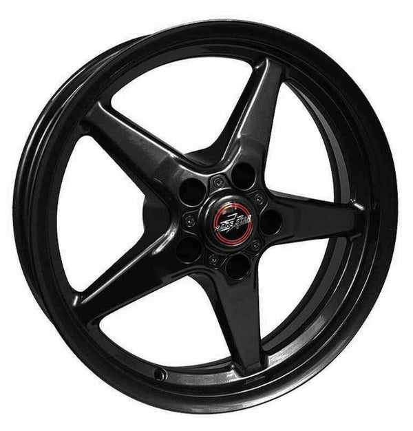 Race Star 92 Drag Star Bracket Racer 17x10.5 5x120BC 7.00BS Gloss Black Wheel - Bull Strap