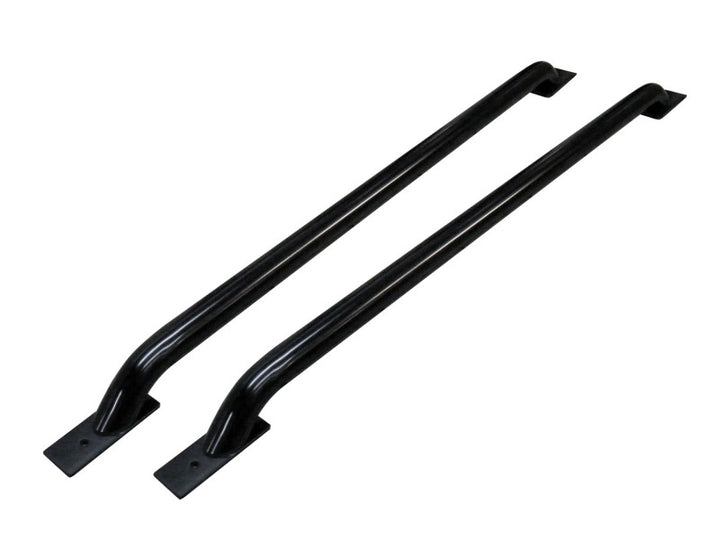 Go Rhino 88-98 Chevrolet Pick Up Stake Pocket Bed Rails - Blk - Bull Strap