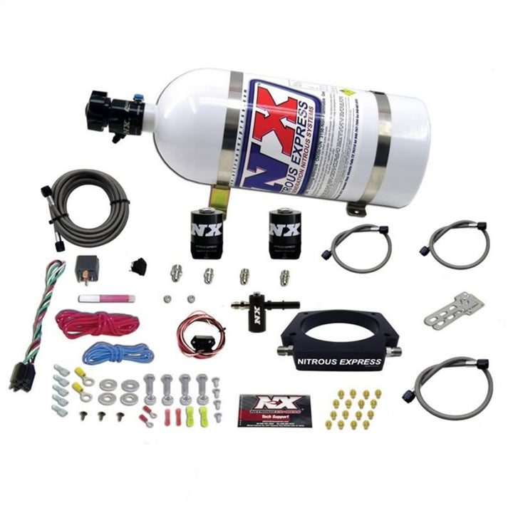 Nitrous Express 2014+ Chevrolet Corvette C7 Nitrous Plate Kit (50-300HP) w/10lb Bottle - Bull Strap