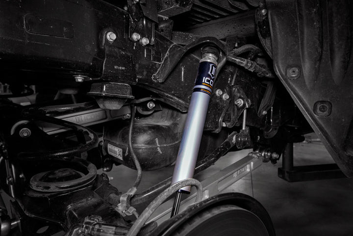 ICON 22+ Toyota Tundra 0-1in Rear 2.0 Aluminum Series Shock VS IR - Bull Strap