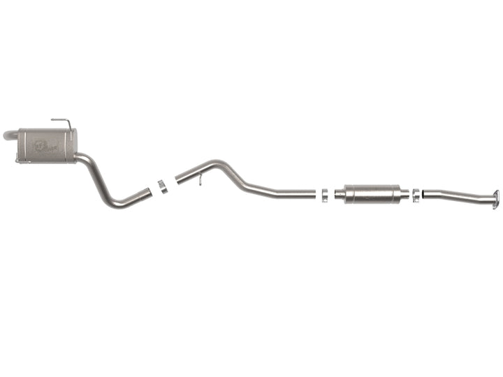 aFe POWER Takeda 2.25 to 2.5in 304SS Cat-Back Exhaust 10-14 Subaru Outback H4-2.5L - Bull Strap