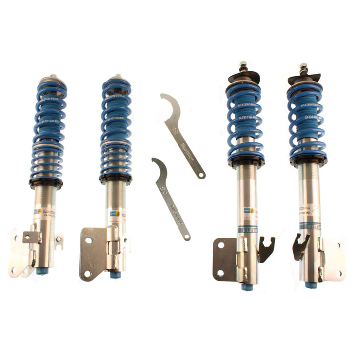 Bilstein B16 2005 Subaru Impreza WRX STI Front and Rear Performance Suspension System - Bull Strap