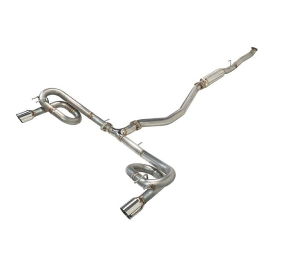 Remark 2022+ Honda Civic Si FE1 Sport Touring (Link Loop) Catback Exhaust w/ Stainless Steel Tip - Bull Strap