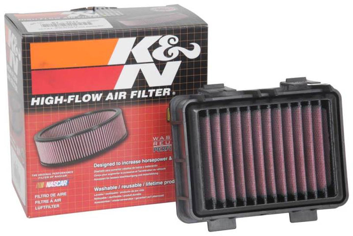 K&N 17-19 KTM 125 Duke 125 / KTM 250 Duke 249 / KTM 390 Duke 373 Replacement Drop In Air Filter - Bull Strap