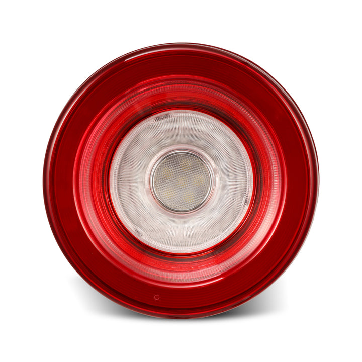 AlphaRex 10-15 Ferrari 458 NOVA-Series Prismatic LED Tail Lights Red Clear - Bull Strap