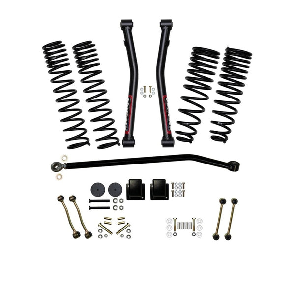 Skyjacker Suspension Lift Kit Components 3.5in Front 2in Rear 2020 Jeep Gladiator JT Non-Rubicon - Bull Strap