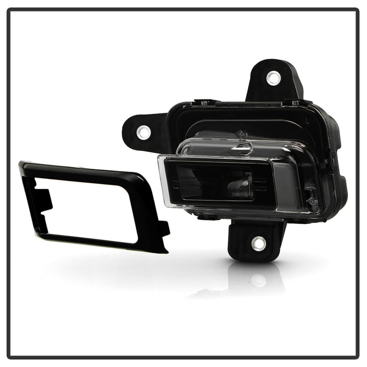 Spyder 23-25 GMC Sierra 1500 OEM Style LED Fog Light w/ Switch - Clear (FL-GS2023-LED-C) - Bull Strap