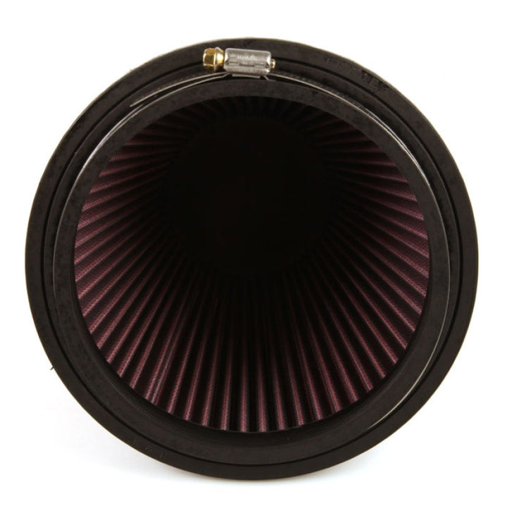 K&N Round Tapered Universal Air Filter 6in Flange ID x 7.5in Base OD x 4.5in Top OD x 6in H - Bull Strap