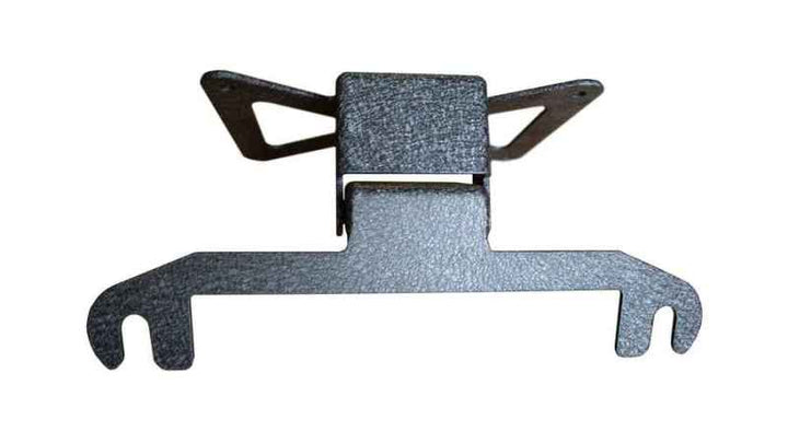 Fishbone Offroad 2018+ Jeep Wrangler JL - Black Aluminum Hawse Fairlead License Plate Mount - Bull Strap