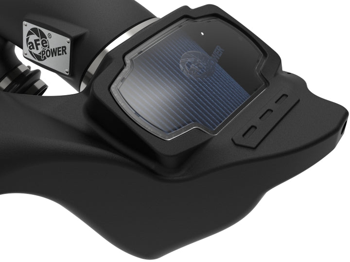 aFe Momentum GT Pro 5R Cold Air Intake System 2021-2022 Ford F-150 V6-3.5L (tt) PowerBoost - Bull Strap
