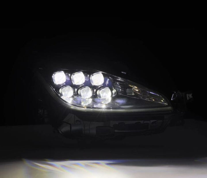AlphaRex 21-23 Toyota GR86 / Subaru BRZ NOVA-Series LED Projector Headlights - Alpha Black - Bull Strap