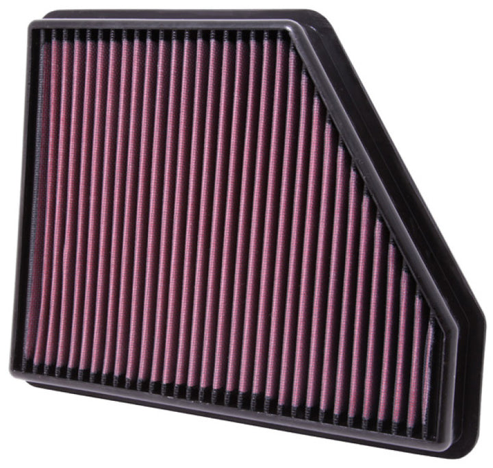 K&N 10 Chevy Camaro 3.6/6.2L Drop In Air Filter - Bull Strap
