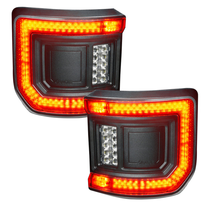 Oracle 2020+ Jeep Gladiator JT Flush Mount LED Tail Lights -  Tinted Lens - Bull Strap