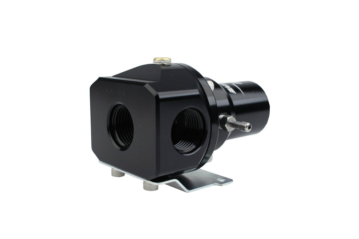 Aeromotive Regulator - 30-120 PSI - .500 Valve - 2x AN-10 Inlets / AN-10 Bypass - Bull Strap