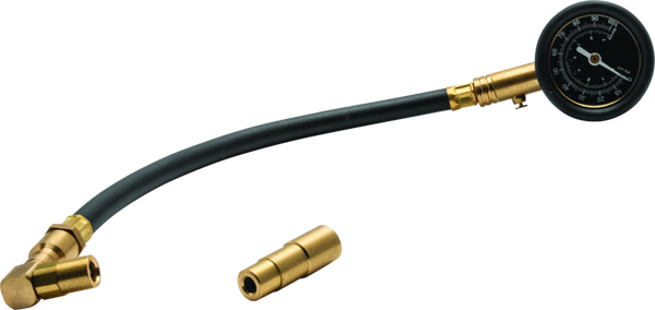 BikeMaster Dual Tire Gauge 100 PSI - Bull Strap