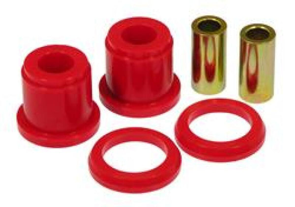 Prothane 80-95 Ford Axle Pivot Bushings - Red - Bull Strap