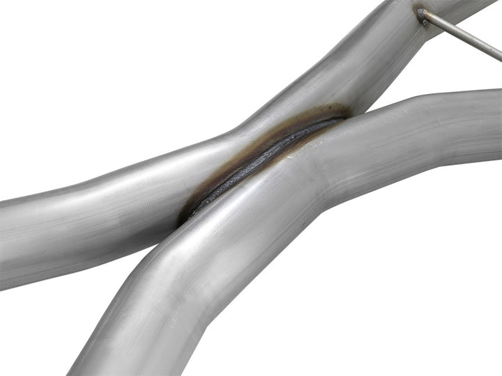 aFe MACHForce XP Cat-Back Exhaust Stainless No Tips 12-15 Jeep Grand Cherokee SRT/SRT-8 V8 Hemi 6.4L - Bull Strap