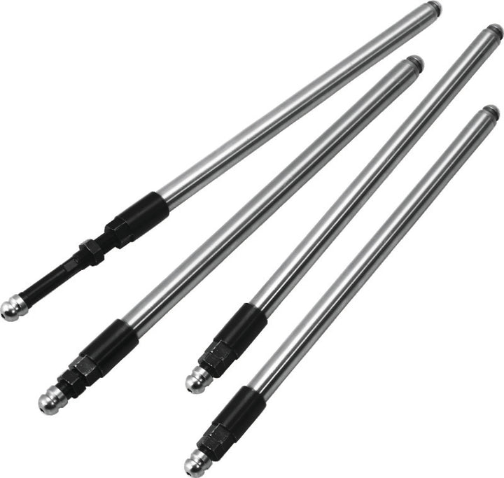 S&S Cycle 99-17 BT (Except M8)/91-20 XL Quickee Adjustable Pushrod Set - Bull Strap