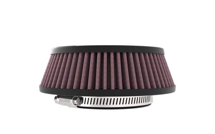 K&N Universal Rubber Filter 0.75in FLG 4.0625in OD 2.1875in Height - Bull Strap